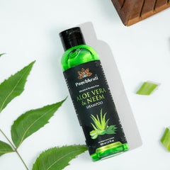 Panchkruti Silicon and Paraben free Herbal Shampoo with Aloe Vera and Neem made by Sarvopathy Yogalaya