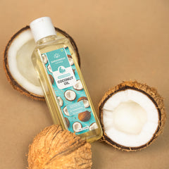 Pure Wood-Pressed Coconut Oil – For Cooking, Hair & Skin