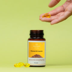 Sarvopathy Naturals Flaxseed Oil Capsules with Omega 3, 6, and 9 backed by harish vaidya