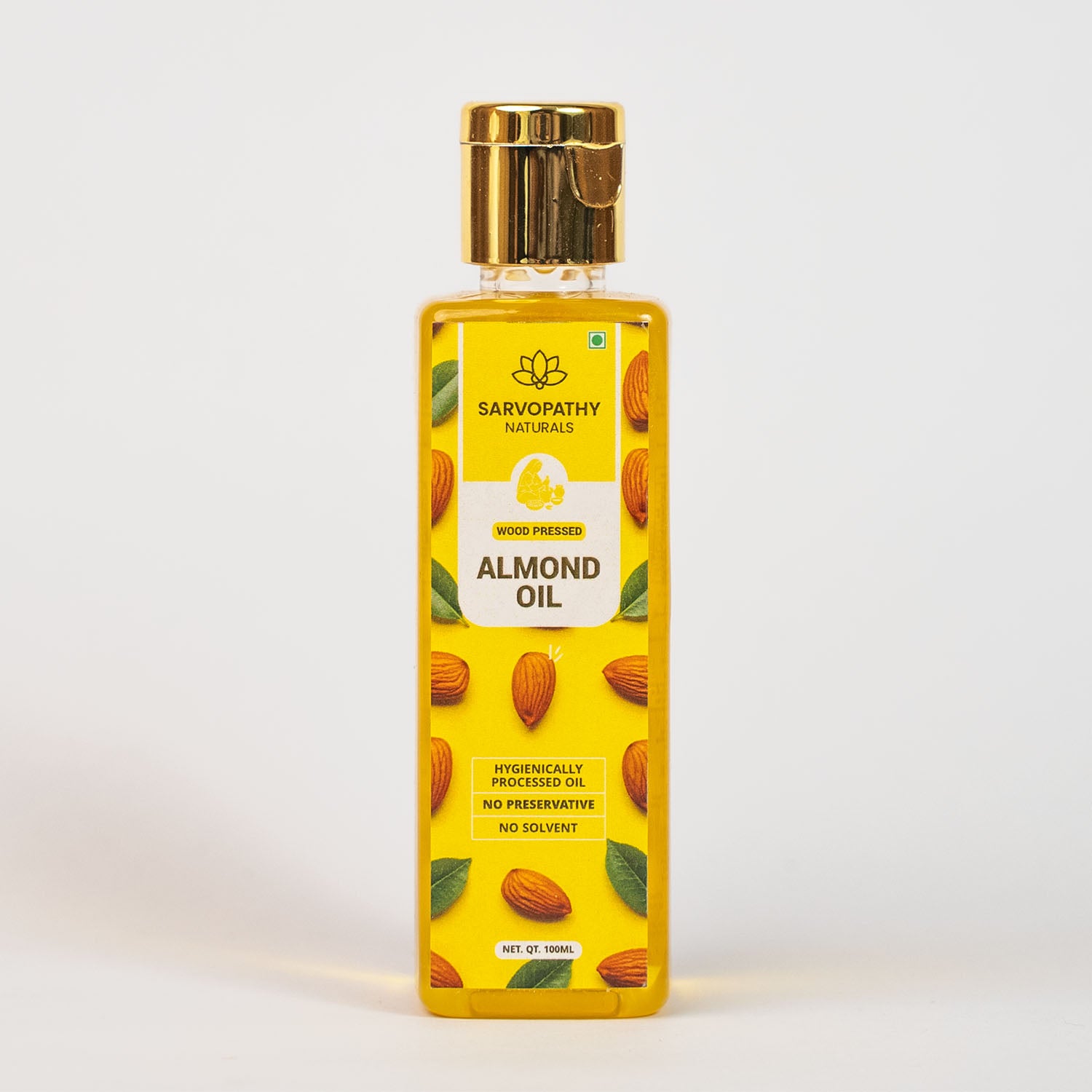 Wood-Pressed Almond Oil – For Glowing Skin & Healthy Hair