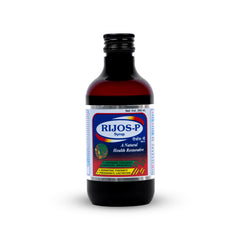 Rijos-P Syrup | Ayurvedic Health Restorative | Natural Iron Tonic with 25+ Herbs | 200ml