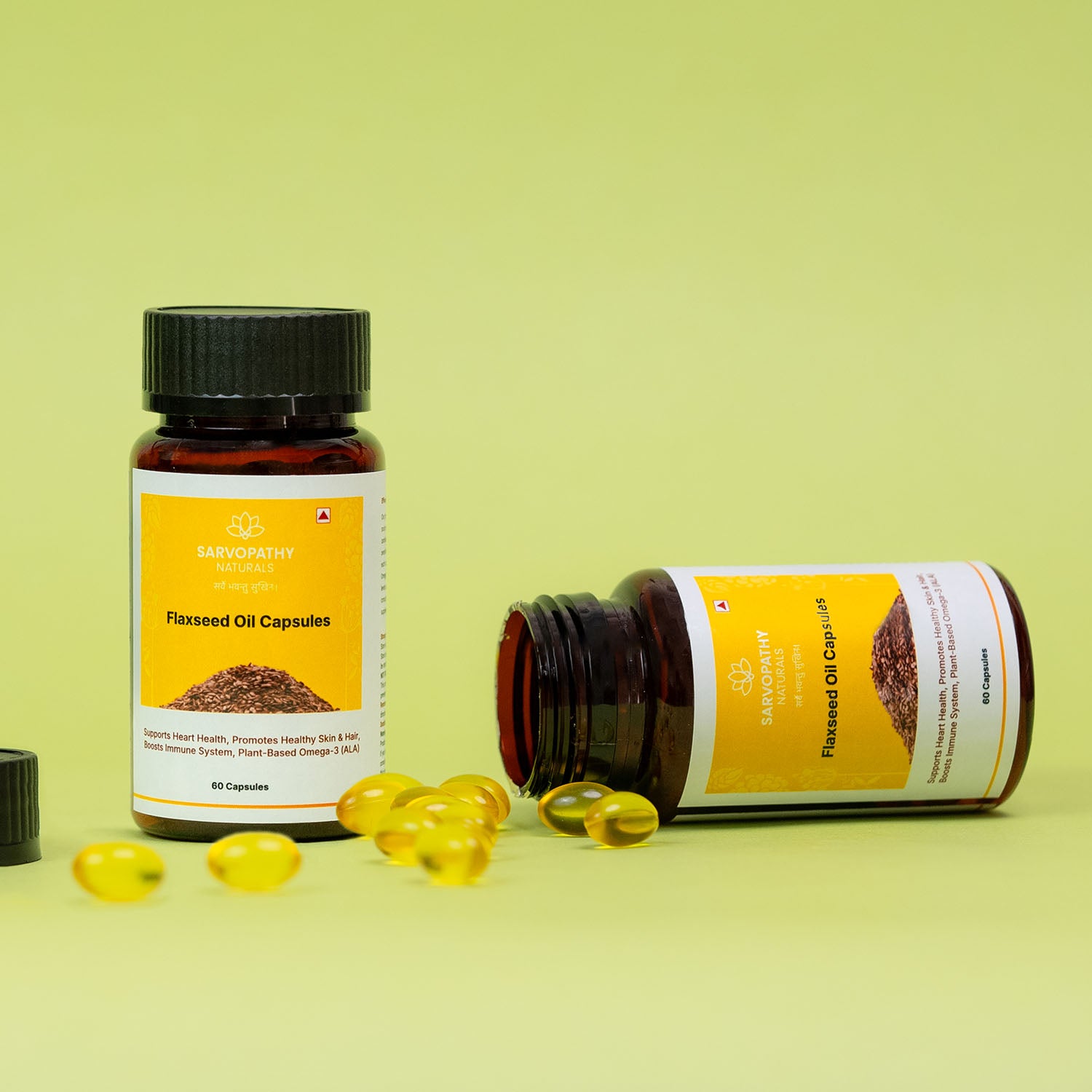 Sarvopathy Naturals Flaxseed Oil Capsules